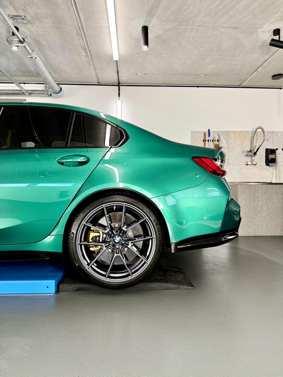 BMW M3 in Grün